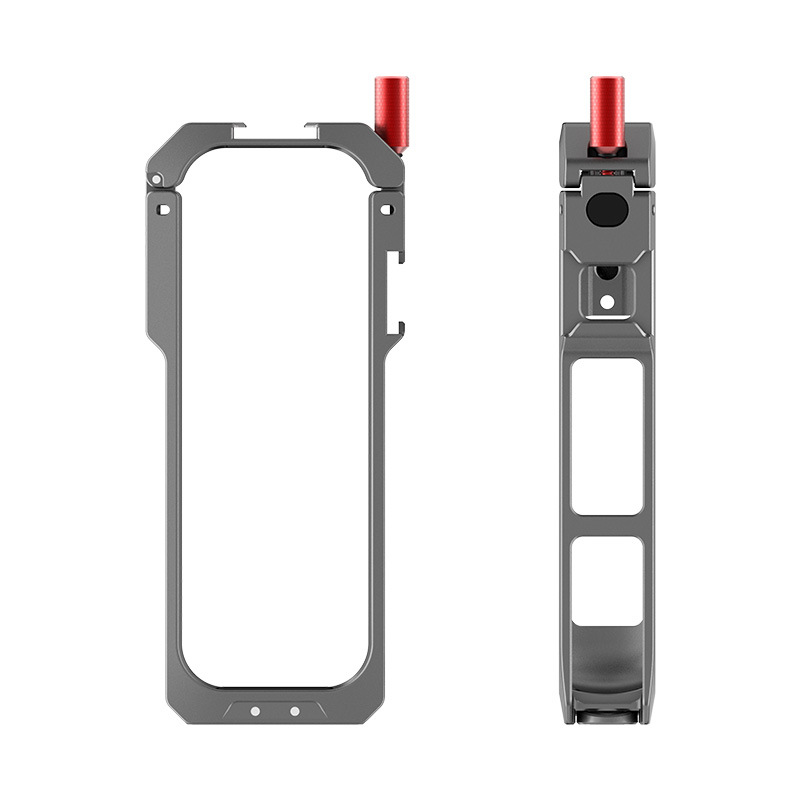 Picture of Insta360 X5 metal wind noise reduction rabbit cage is suitable for shadow stone X5 frame aluminum alloy expansion protection cold boots