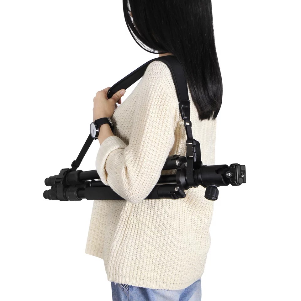 Picture of High-elastic photography tripod tripod strap non-slip decompression camera strap shoulder strap camera shock absorption VR