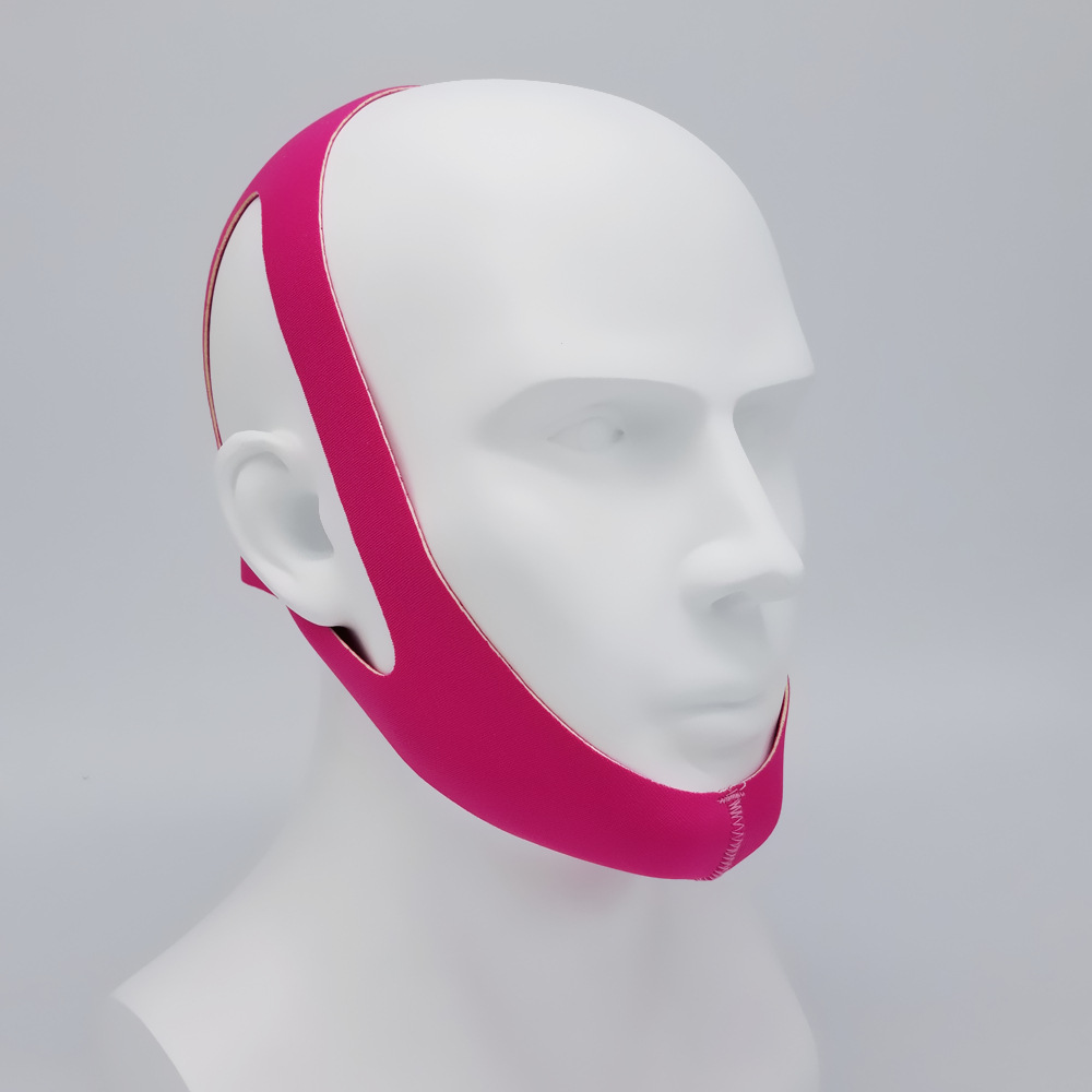 Picture of Triangle anti-snoring belt chin belt V-face pressure mask snoring belt face support strap health care fixed breathing correction belt