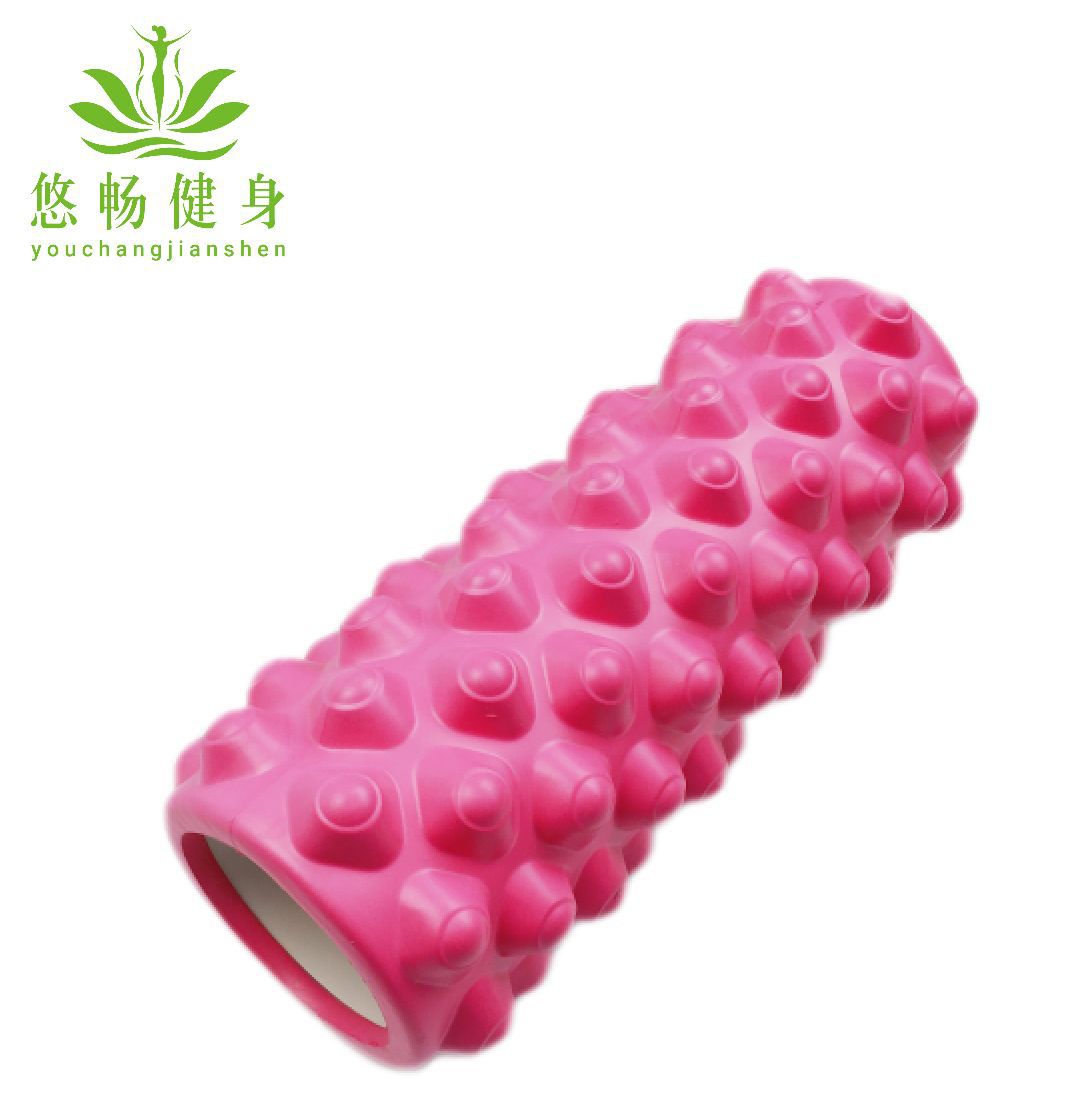 Picture of Eva Hollow Yoga Column 33cm Stereo Dot Mace Muscle Fitness Massage Stick 3D High Hardness Foam Shaft