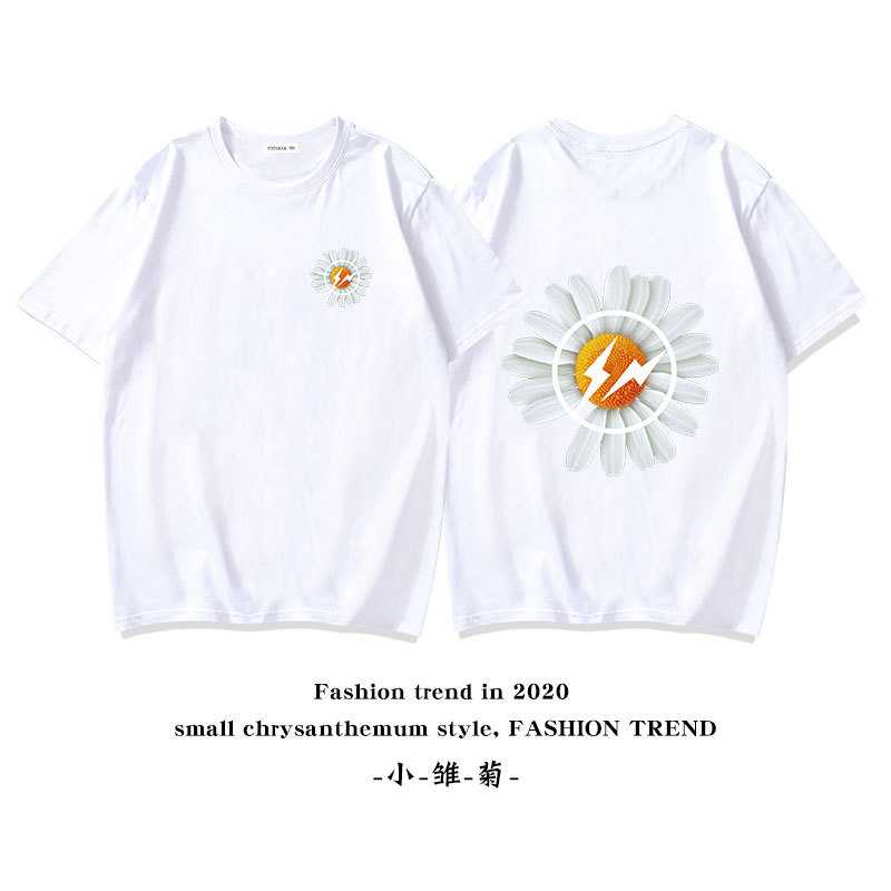 Picture of Boys and girls daisy short-sleeved T-shirt breathable comfortable half-sleeved T-shirt cotton cotton wholesale cross-border AliExpress