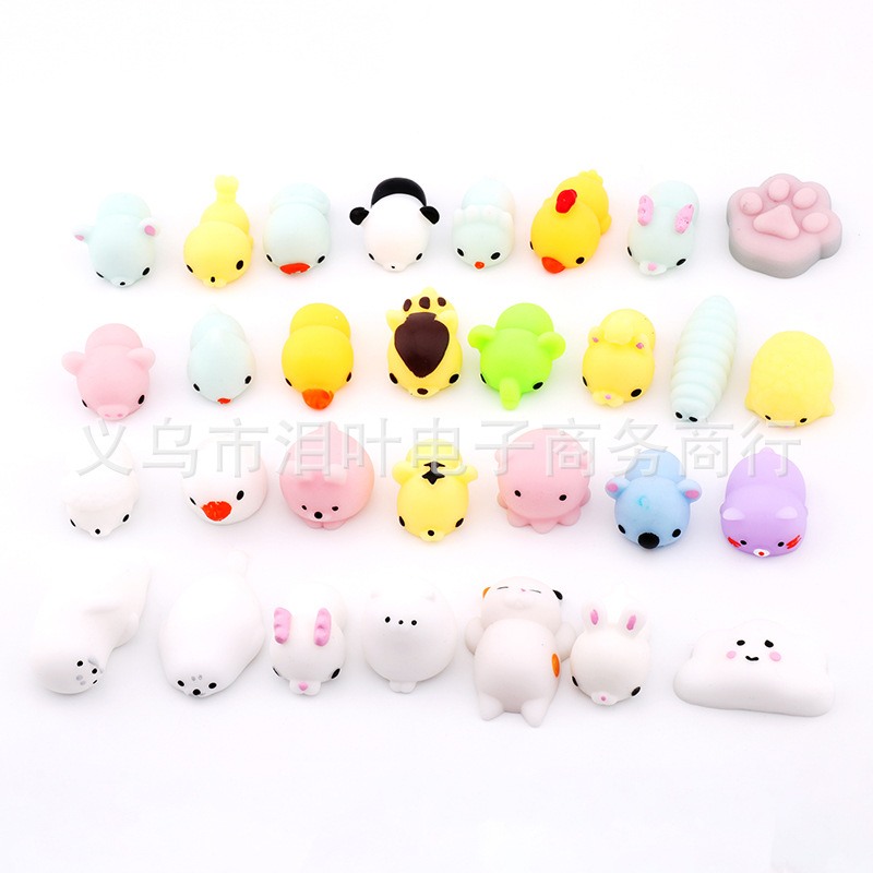 Picture of Cross-border soft Glue Creative students decompression stall selling decompression pinch music small animal vent toys small dumplings