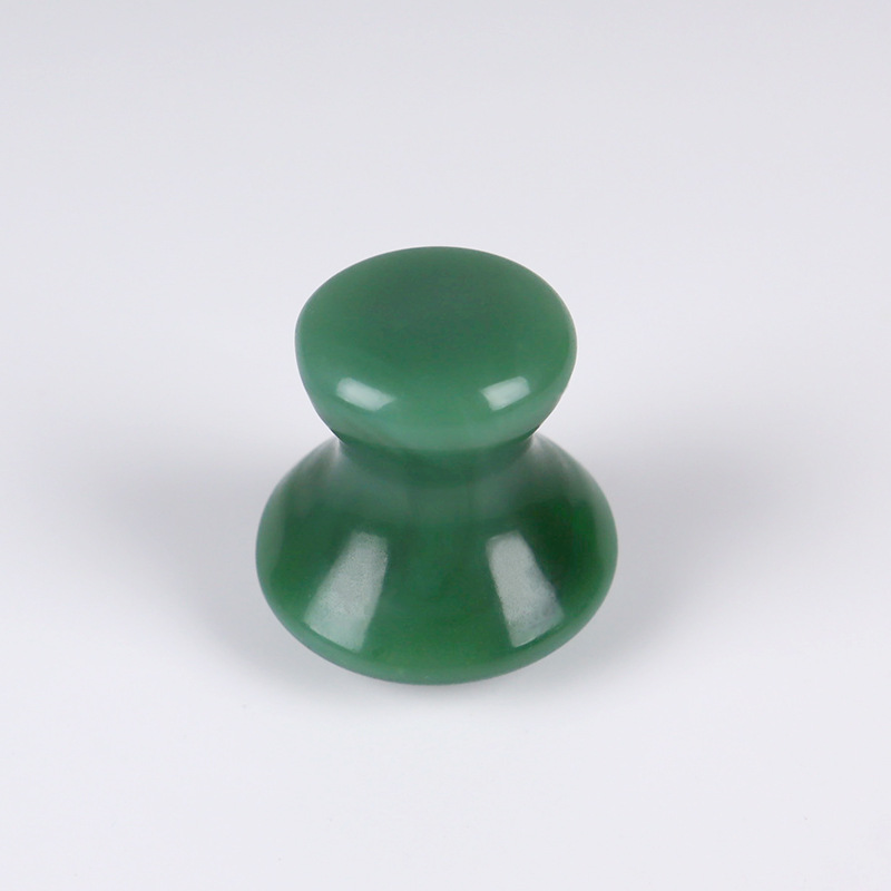 Picture of Cross-border direct supply of natural quartz stone powder crystal massage stone mushroom head Dongling jade stone facial scraping massage ball