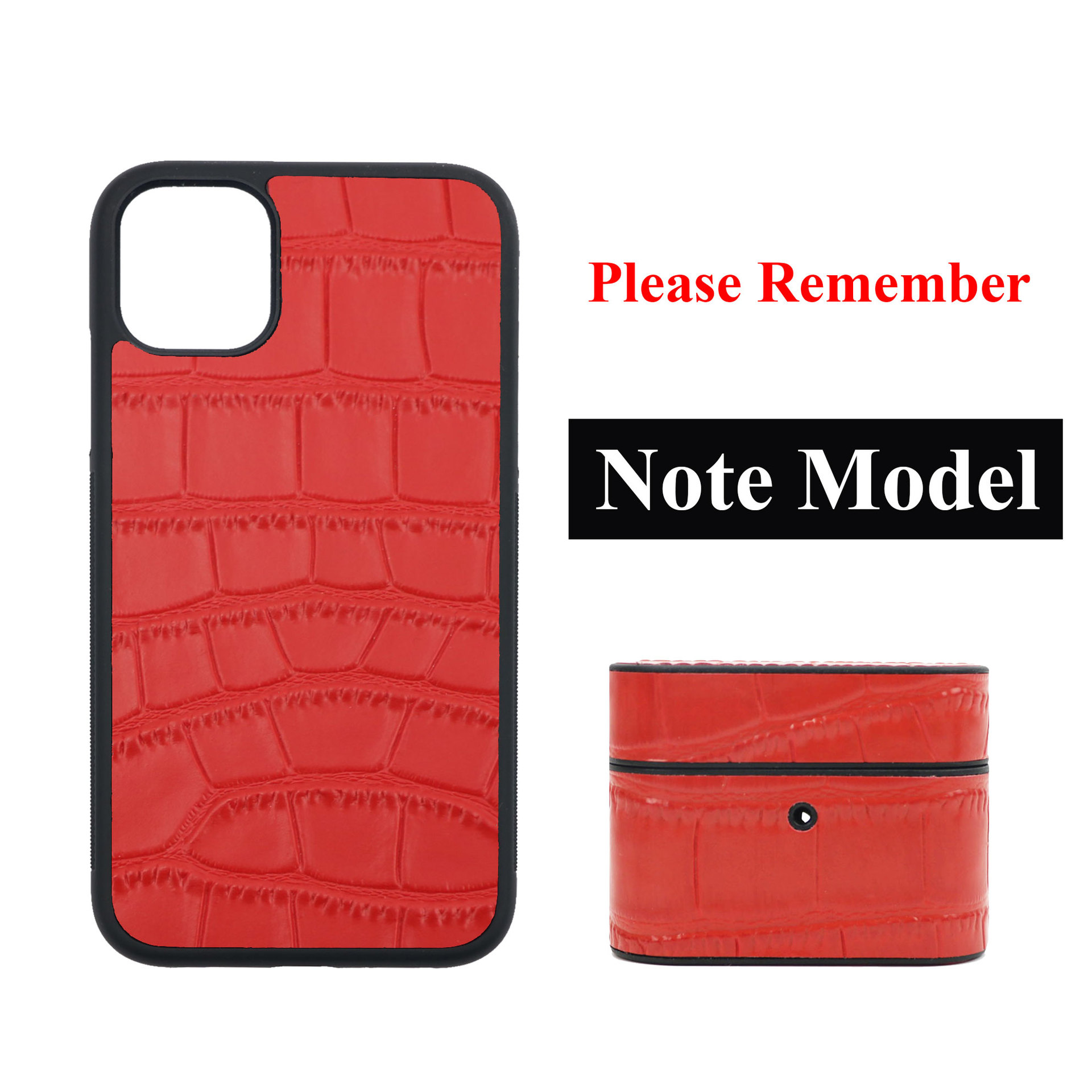 Picture of Crocodile Pattern Leather Set Airpods Bluetooth Headset Protective Case Drop-resistant Apple Phone Case Iphone11-15