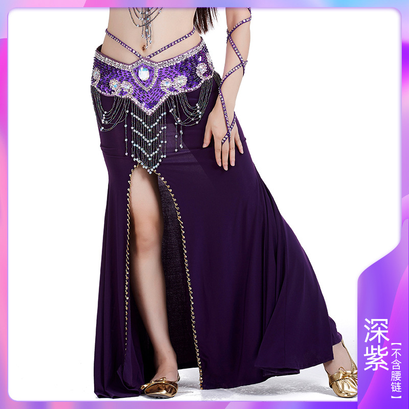 Picture of 700 Beaded Skirt Belly Dance Hot Selling High-end Quality Clothing Skirt Professional Factory First-hand Supply