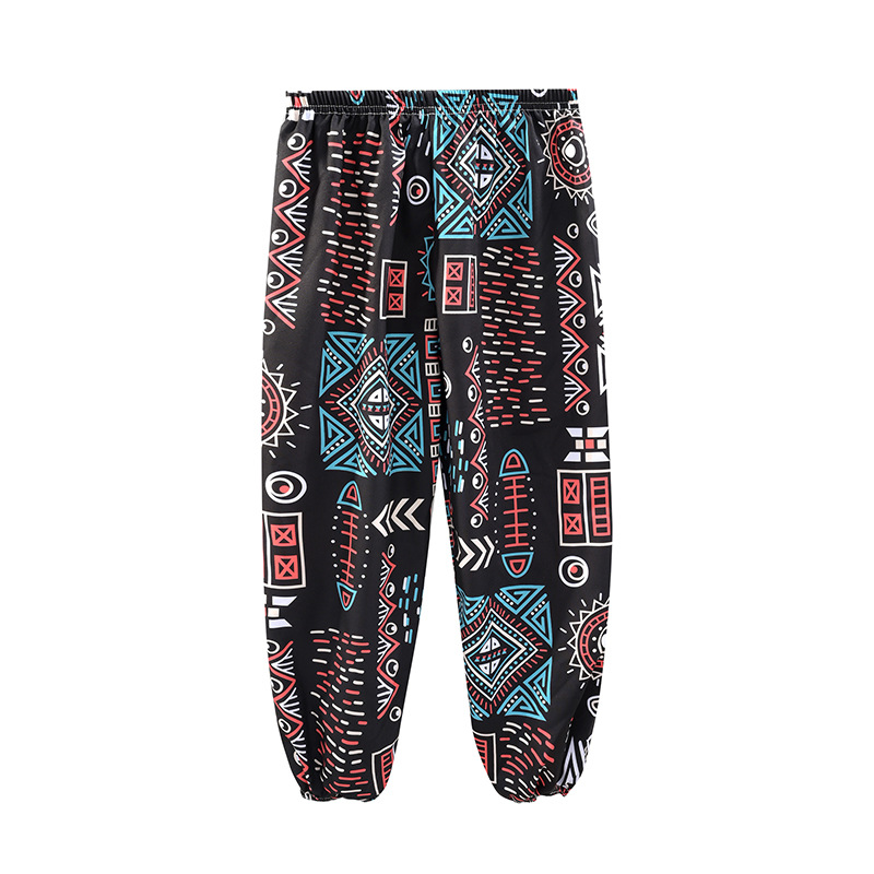 Picture of Summer New Adult Mom Kidsren Boys Girls Family Wear Bloomers Anti-Mosquito Pants Cotton Silk Pants Trousers
