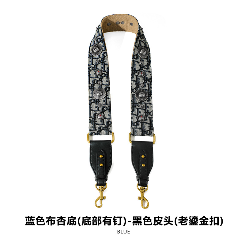 Picture of Mahuangshi MHS-F-66 Wide Bag with Canvas Shoulder Strap Shoulder Crossbody Cowhide Bag Accessories Bag Strap Comfortable D