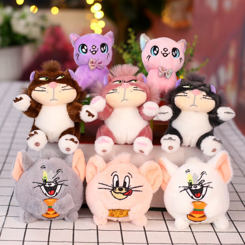 Cute Lucifer Kitten Mouse Pendant Plush Toy Doll Bag Pendant Doll Keychain Grasp