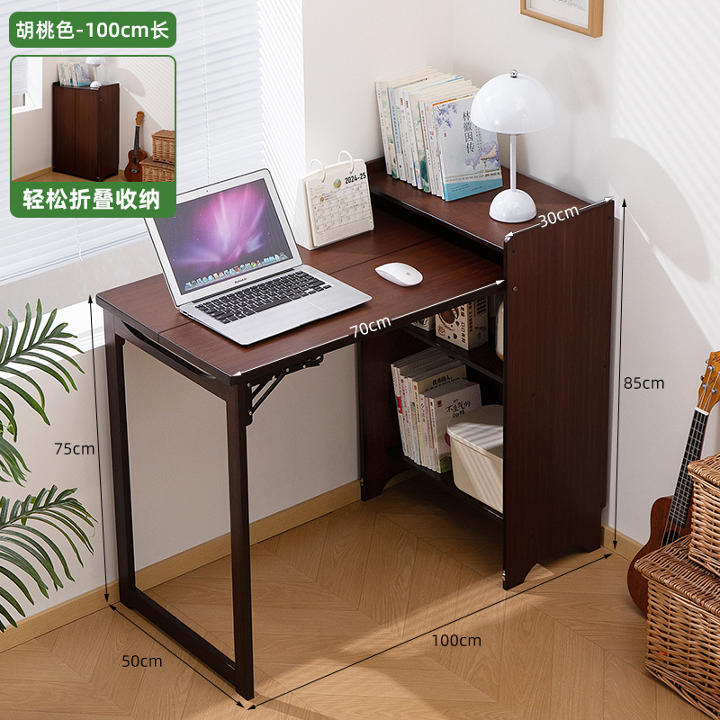 Picture of Foldable Student Desk and Chair Study Desk and Chair suit Home Computer Desk Desktop Table Simple Children's Study Desk