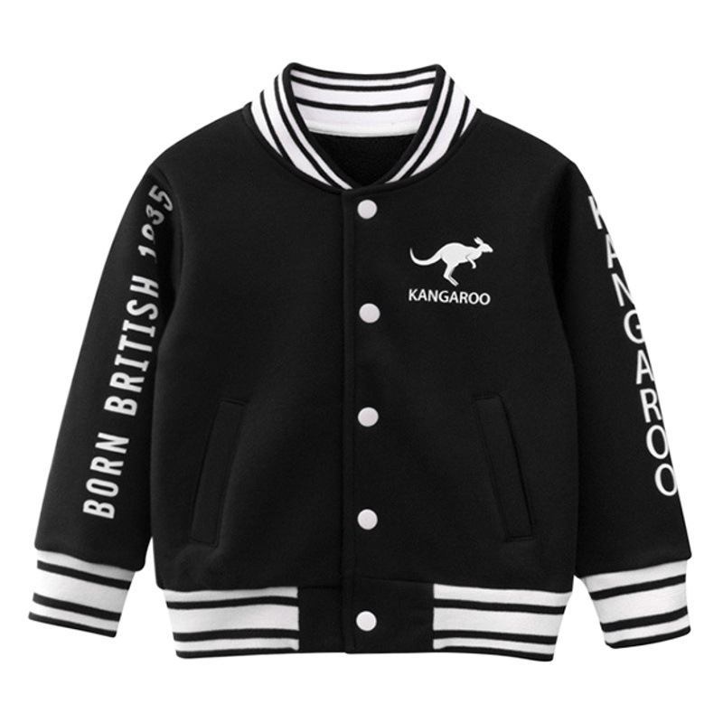 27Kids Kidsren's Clothing Jacket Wholesale Boys Baseball Uniform Korean Version Kidsren's Clothing Baby Boy Sweatshirt One Piece Consignment
