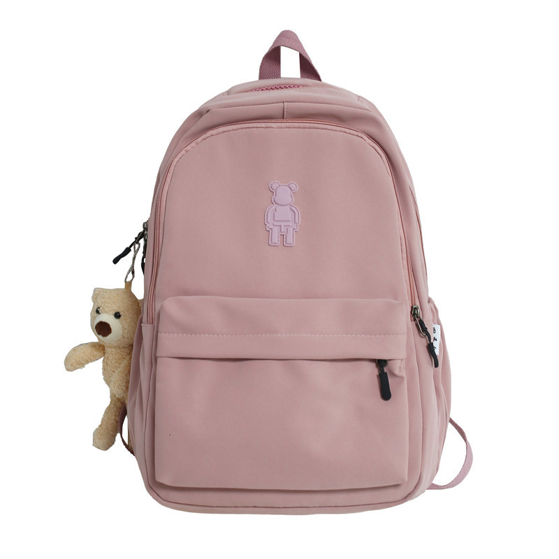 Picture of School bag girls junior high school students fashion new large capacity backpack girls high school students college students travel backpack women's summer