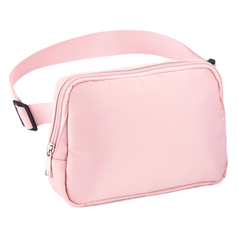 Oxford Cloth Waist Bag Lulu Bag Same Style Sports Waist Bag Running Waterproof Mobile Phone Bag Outdoor Leisure Diagonal Storage