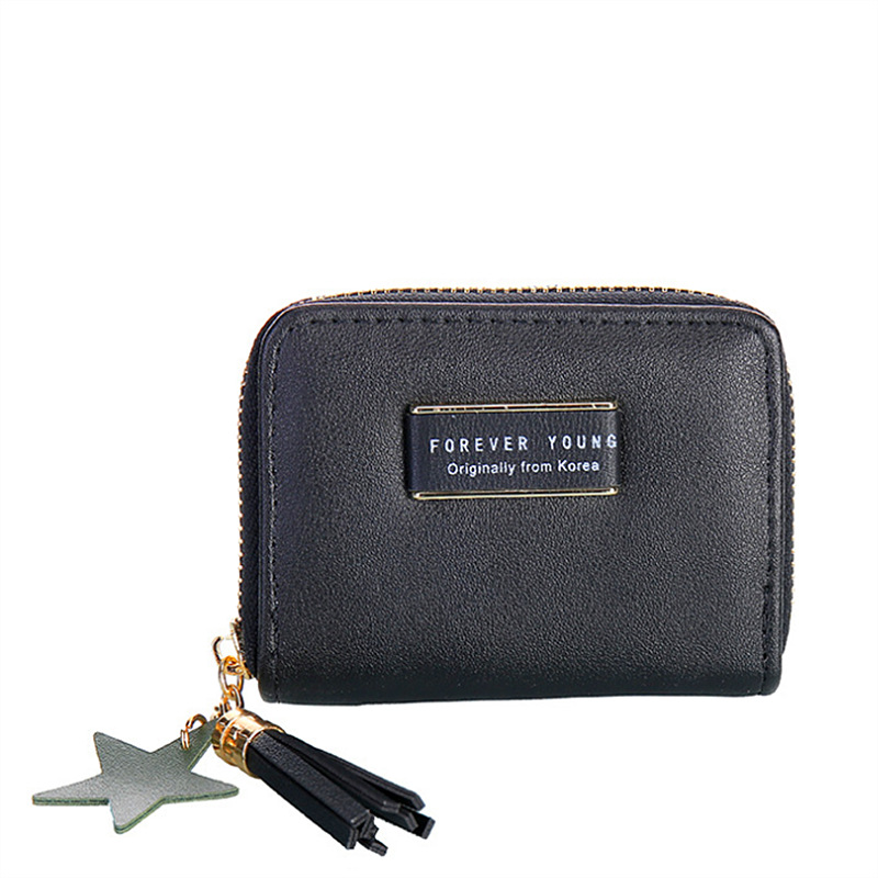 Picture of Hot Selling Korean Style Fresh Women's Bag Wallet Short Simple New Product Zipper Wallet Female Student Fashion Coin Purse Leather Bag
