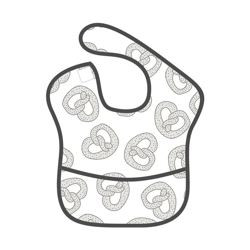 Picture of Summer Baby Waterproof Saliva Napkin Bib Kidsren's Eating Bag Feeding Supplement Bag 1-4 Years Old Anti-Vomiting