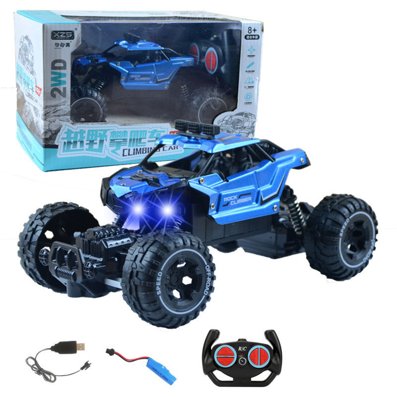 Picture of Alloy Climbing Remote Control Car Drift Off-road Vehicle Two-wheel Drive Climbing Big Foot Remote Control Racing Boy Charging Toy Car