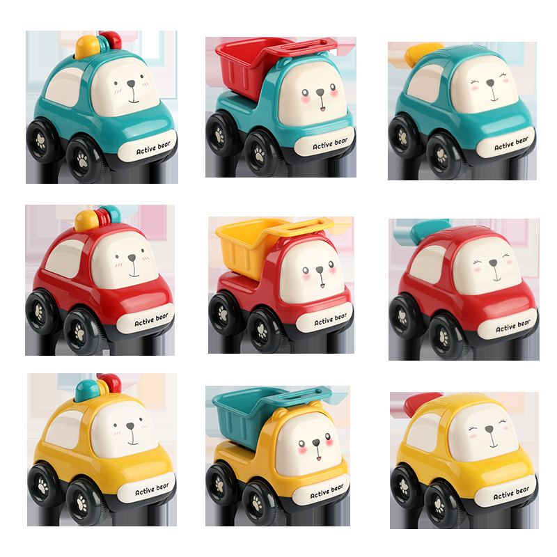 Picture of Mutual Treasure Kidsren's Toy Car Inertia Car Boys and Girls 1-2-3 Years Old Engineering Vehicle Cartoon Baby Baby Educational Model