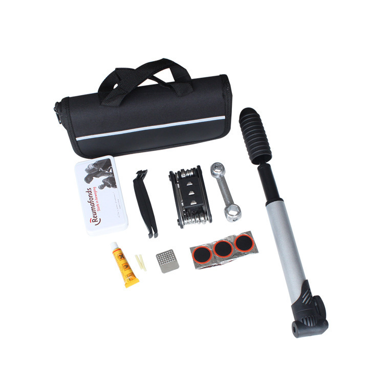 Picture of Bicycle Repair Tool Kit Set Pump Repair Repair Light Combination Cycling Equipment Multi-Function Wrench