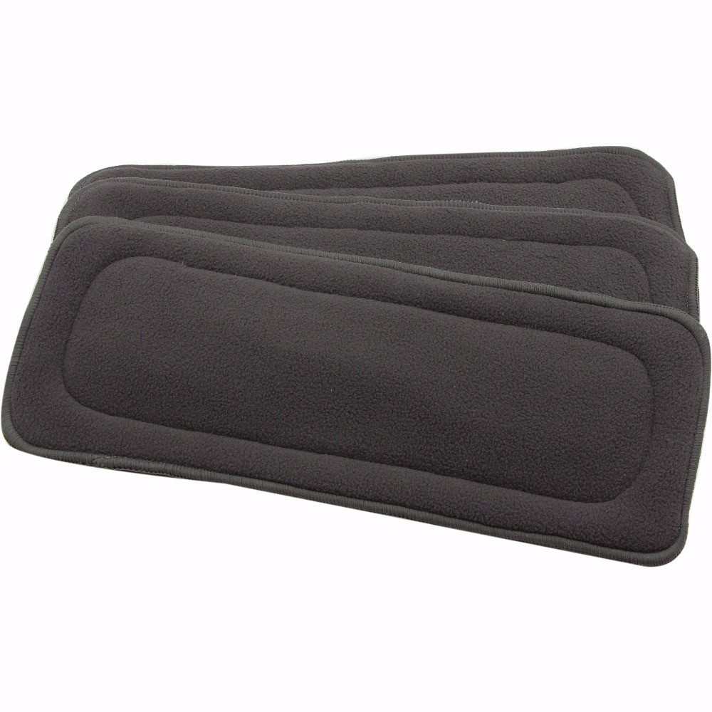 Picture of Bamboo charcoal washable diapers baby diapers four-layer structure soft breathable bamboo charcoal urine pad factory direct supply