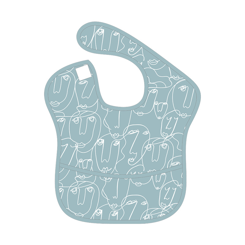 Picture of Summer Baby Waterproof Saliva Napkin Bib Kidsren's Eating Bag Feeding Supplement Bag 1-4 Years Old Anti-Vomiting