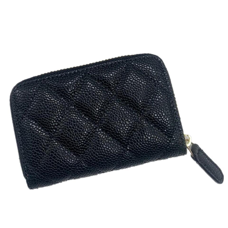 Picture of Grandma Fragrant Luxury Rhomboid Small Fragrance Fashion Sheepskin Credit Card Holder Card Case Coin Purse Card Holder Cross-border Explosions