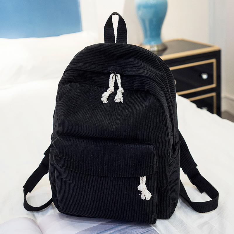 Picture of Schoolbag Women's Korean-style Harajuku ulzzang All-match High School Students Personalized Velvet College Style Backpack Women's Backpack