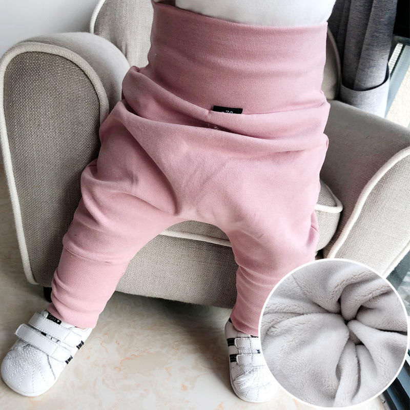 Picture of Clearance No Return No Change Baby High Waist Belly Pants Girls' Large PP Pants Children's Baby Children's Harlan Pants