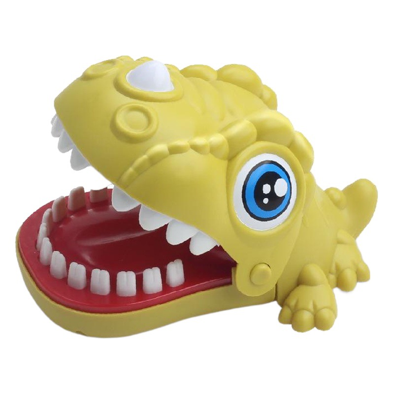 Large Finger Bite Toy Shark Dinosaur Press Tooth Game Bite Hand Crocodile Parent-Child Children Tricky Toys Wholesale