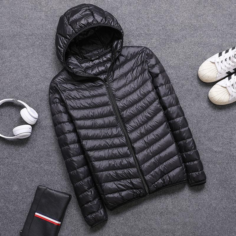 Picture of Lightweight cotton-padded jacket men's short coat 2021 autumn and winter thin trendy versatile hooded thin lightweight cotton