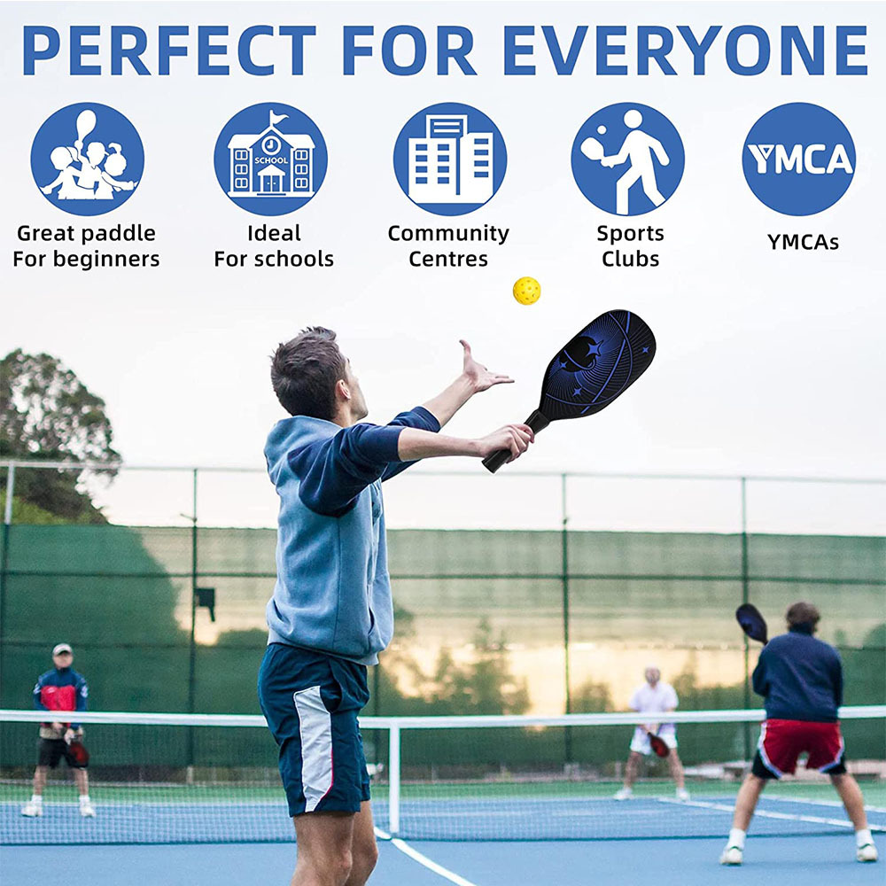 Picture of Carbon Fiber Pickleball Racket Honeycomb Board Outdoor Sports Carbon Pickleball Racket Cross-Border Pickleball Paddle