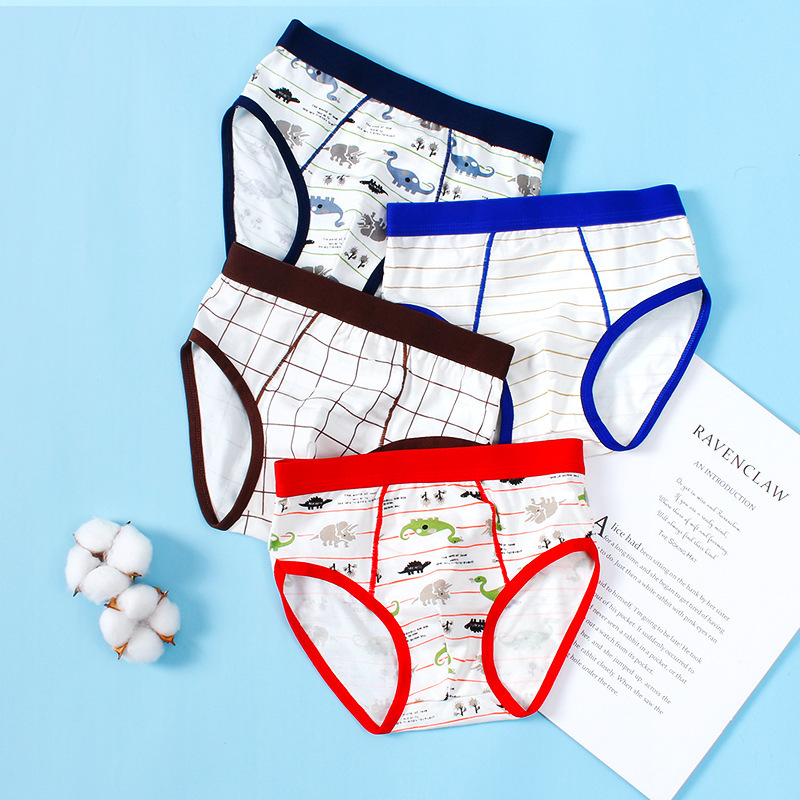 Picture of Children's underwear boy triangle boy cartoon underwear big children's underwear boys cotton briefs wholesale