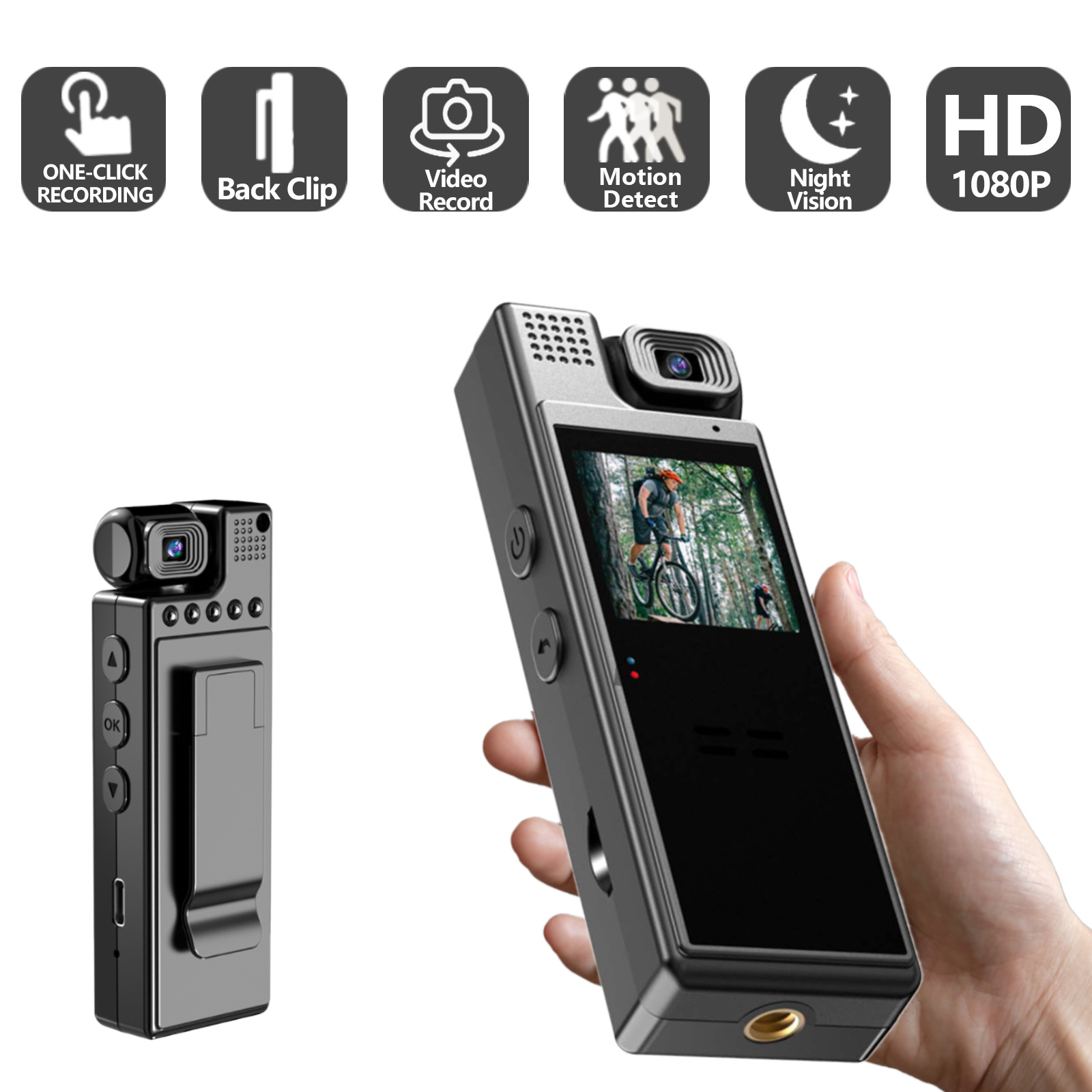 Picture of HD 1.3 inch screen lens rotating camera campus camera WIFI portable record outdoor DV camera