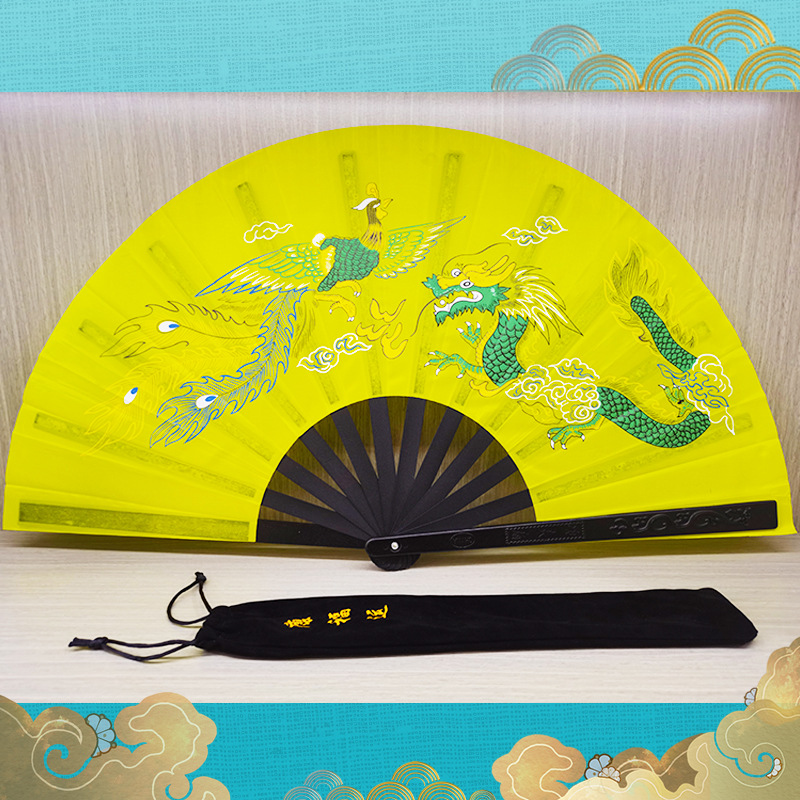 Picture of Tai Chi Kung Fu Fan Aluminum Magnesium Alloy Fan Performance Fan Morning Exercise Fan Hands Fan Tai Chi Fan Factory Direct Fan Folding Fan