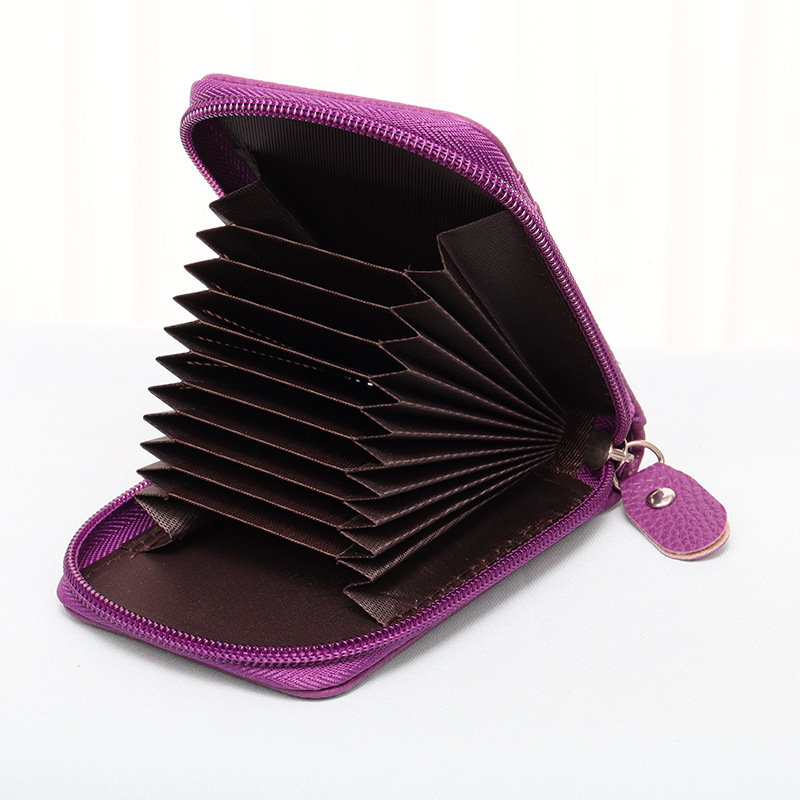 Picture of Cross-border New Arena Card Bag Korean-style Portable Women's Short Bank Card Holder Business Card Holder Vertical Zipper Clutch