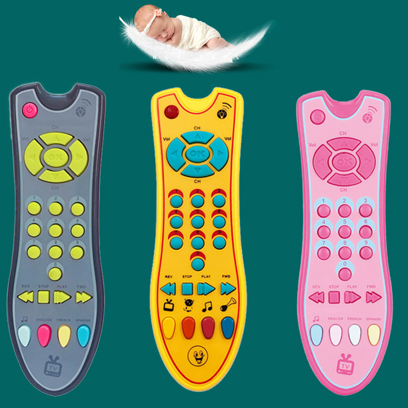 Picture of Children's simulation button remote control baby multi-functional early education soothing toys cross-border Southeast Asian toys