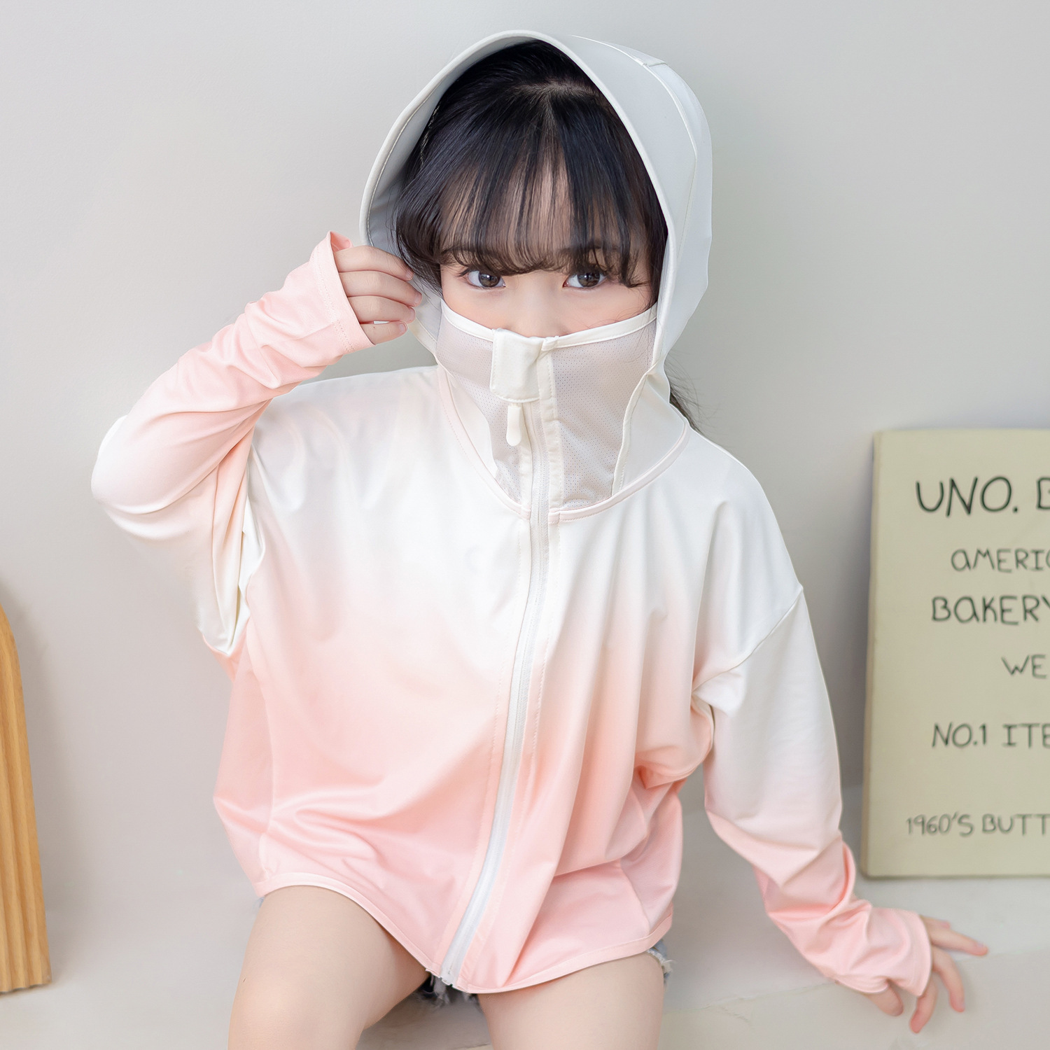 2024 Summer Children's Sun Protection Clothing Cute Baby Sun Protection Coat Outdoor UV Protection Sun Protection Clothing for Boys and Girls