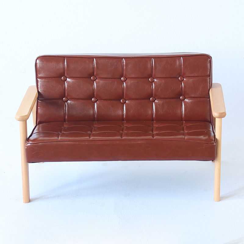 Picture of Children's Room Wooden Infant Garden Cute Reading Corner Photography Small Sofa Baby Stool Training Course Seat Mini