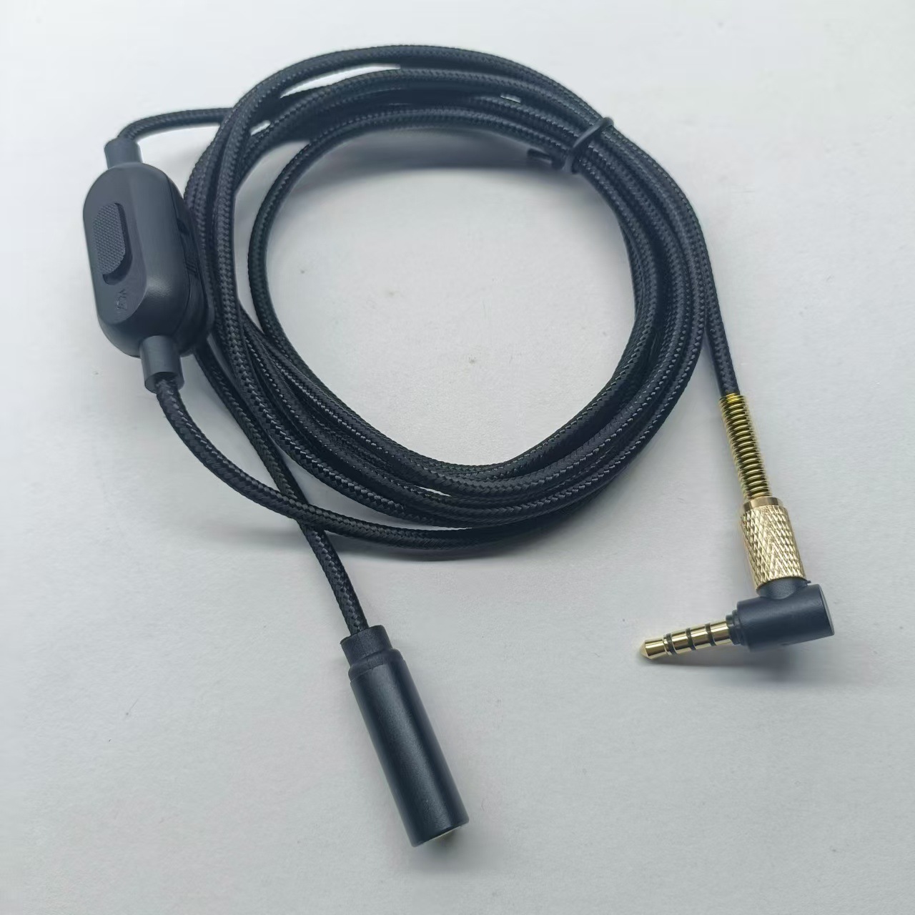 Picture of Headset extension cord to adjust the volume closed Mai open microphone audio cable 1000XM QC35 NC700 patch cord