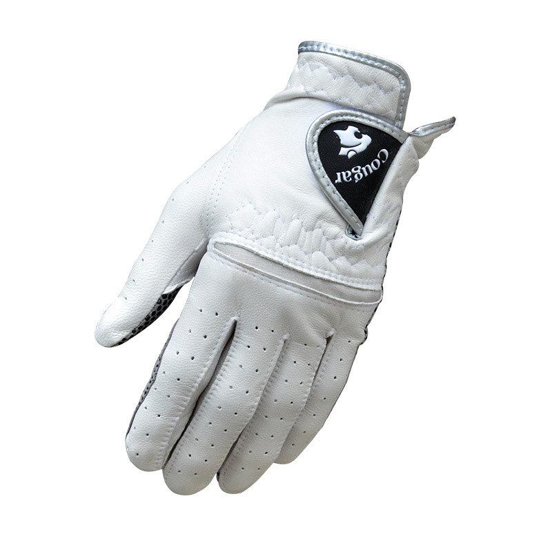 Picture of Golf Gloves Men's Lambskin Gloves Single Breathable Non-Slip Granular Gloves Left and Right Hands