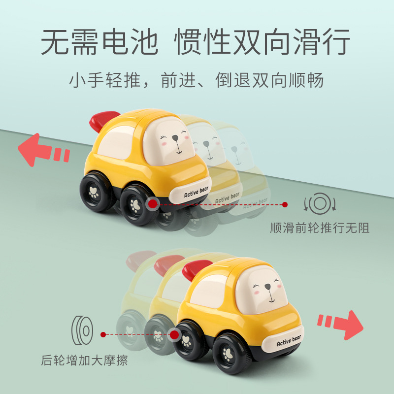 Picture of Mutual Treasure Kidsren's Toy Car Inertia Car Boys and Girls 1-2-3 Years Old Engineering Vehicle Cartoon Baby Baby Educational Model