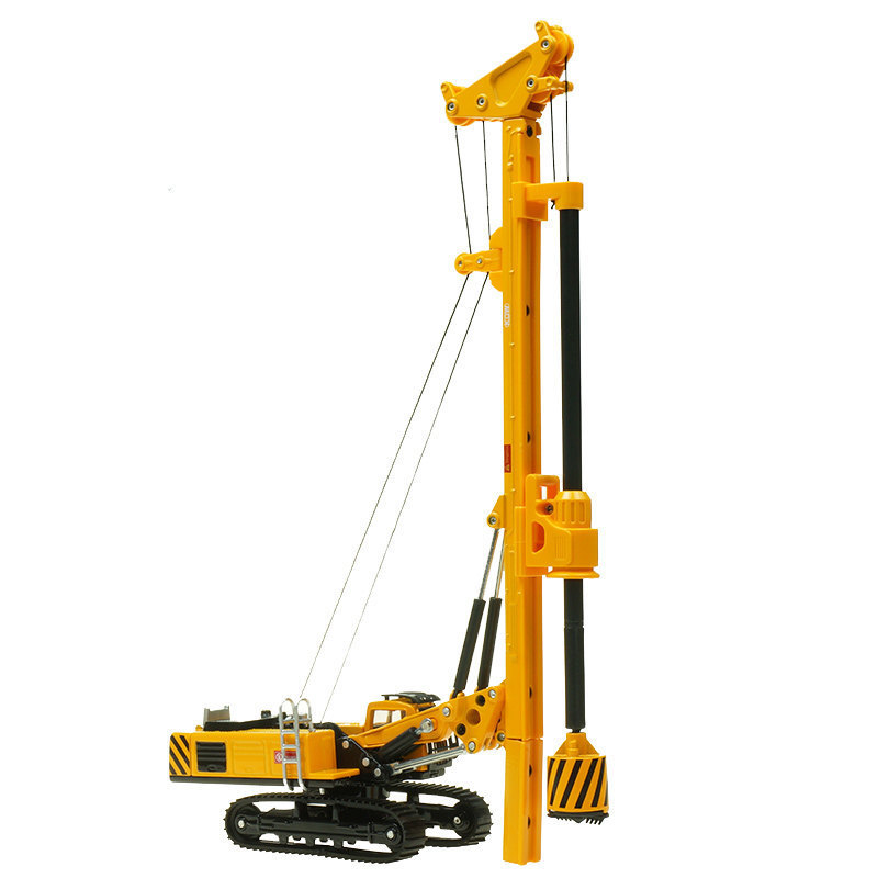 Picture of Authentic Kaidiwei 1:64 Alloy Groove Machine Piling Machine Model Subway Engineering Vehicle Toys Spot Wholesale