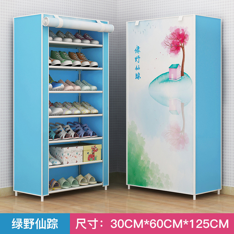 Picture of Ya Ruifan F Simple Shoe Rack Dustproof Storage Shoe Cabinet Multi-layer Small Shoe Rack Dormitory Hall Storage Rack Simple