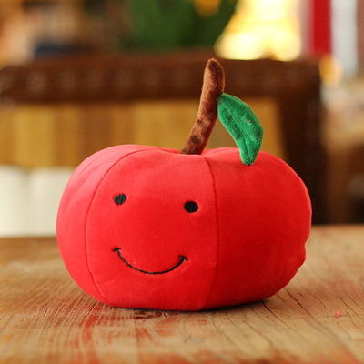 Picture of 20cm down Cotton Fruit and Vegetable Pillow Wedding Throwing Children's Gift Doll Stuffed Toy Wholesale
