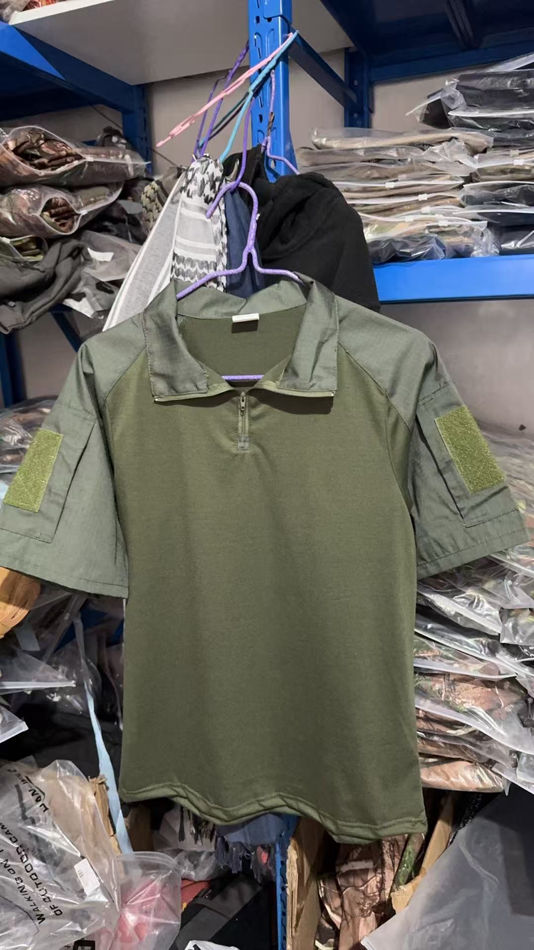 Picture of Army Eagle Frog Suit Short Sleeve Stretch Paid Instructor Suit Frogman Army Fan CS Tactical Russian Camouflage Top G2