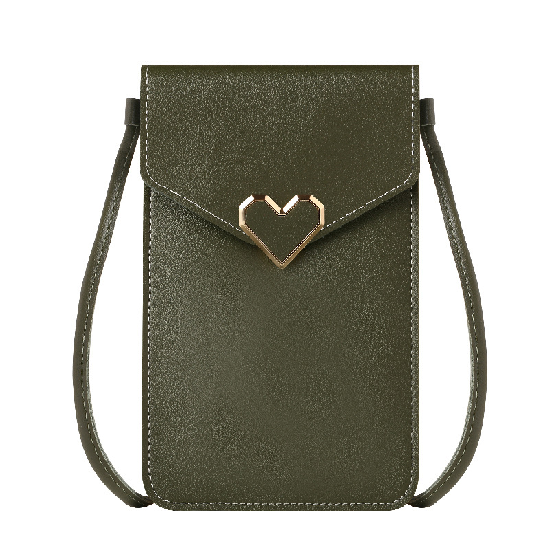 Picture of Mobile Phone Bag Women's Cross-Body Halter Mobile Phone Bag 2024 New Summer Vertical Style Lightweight Walking Touch Screen Small Bag