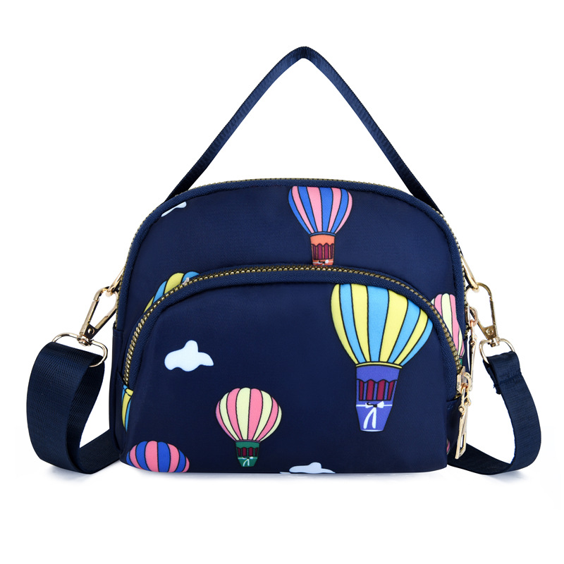 Picture of New Style Printed Shoulder Bag Fashionable Women's Shopping Handbag Lightweight Water-repellent Nylon Cloth Bag Casual Crossbody Bag