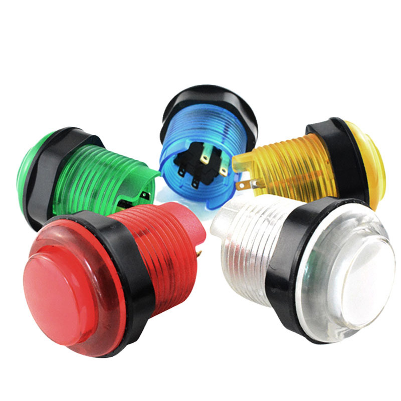 Manufacturer 28 type in-line plastic button game machine with light 24 type in-line small black micro button switch with light