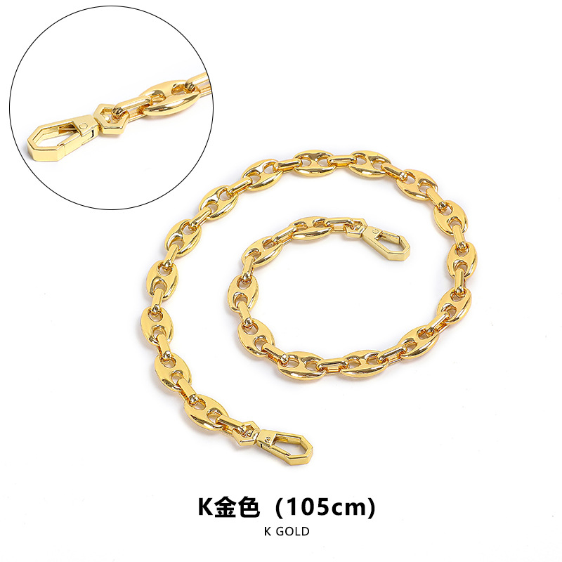 Picture of SP-86 Suitable Cocoa CHI Bag French Stick Bag Pig Nose Thick Chain Vintage Decorative Underarm Women's Bag with Hardware Accessories