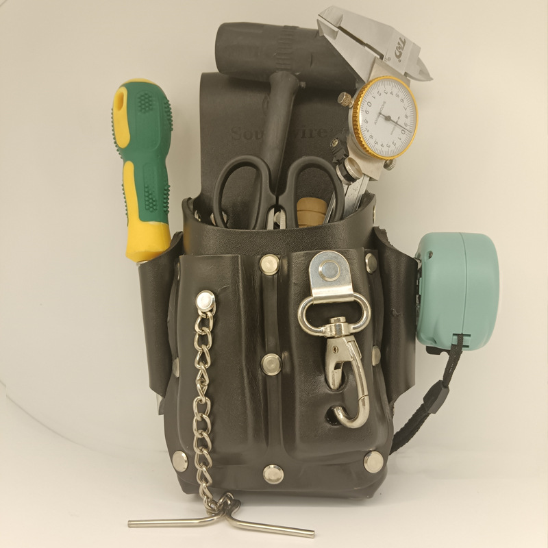 Picture of Spot Tool Bag Portable Tool Waist Bag First Layer Hardware Tool Bag Household Electrician Multi-Function Tool Bag