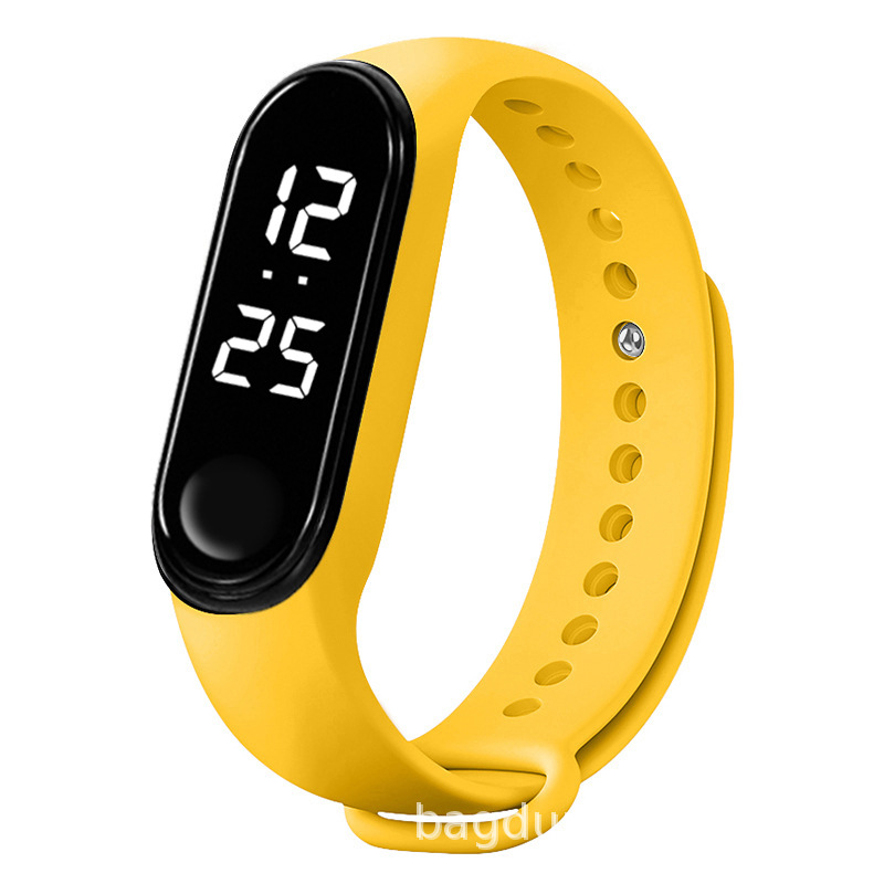 Picture of Ic Sensor Unlocking Bracelet Fingerprint Lock Special Bracelet Community Access Control Card Swipe Bracelet with Time Function