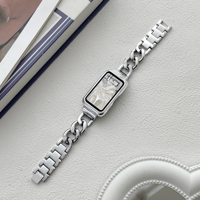 Picture of For Huawei bracelet 10/9/8/7 strap nfc version glory 6/7 wristband metal bracelet love ins summer